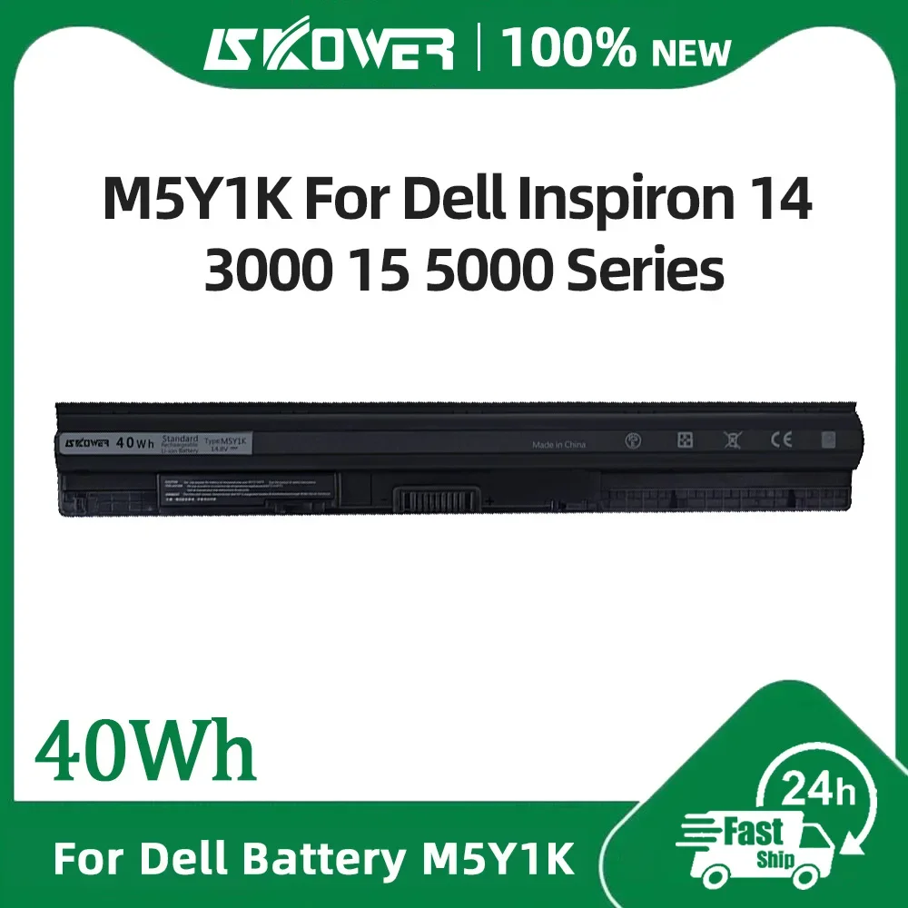 

SKOWER 40Wh M5Y1K Battery For Dell Inspiron 14 3000 3451 3452 3458 3551 3558 3567 15 5000 5555 5558 5559 5759 Vostro 3458 3558