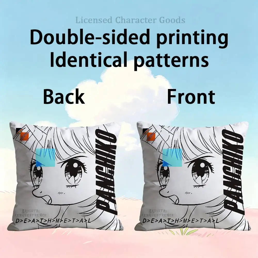 Panchiko deathmetal Double Sided Print Soft Throw Pillow Cover Washable RV Camper Interior No Insert