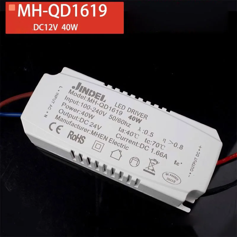 MHEN JINDEL AC100-240V to DC12V 12W 20W 40W 60W 100W 150W Constant Voltage LED Driver Power Supply for LED Light Strip Lamp Bead