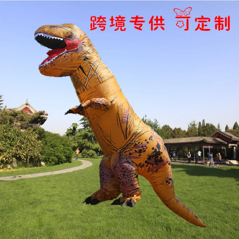 

Adult Kids T-Rex Dinosaur Inflatable Costumes Purim Halloween Christmas Mascot Anime Party Cosplay Costume Dress Fancy Suits