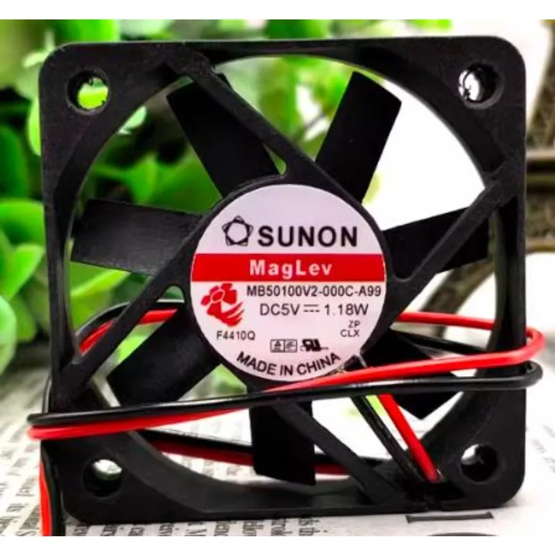 Original CPU Fan For SUNON MB50100V2-000C-A99 5V 1.18W Cooling Fan 5010 50*50*10mm