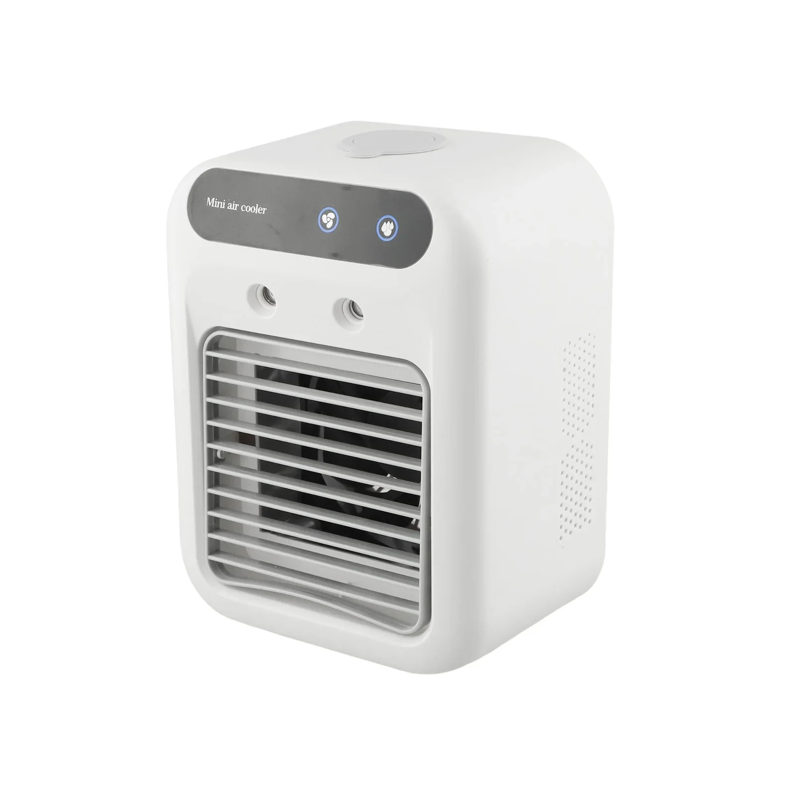 Condicionador de escritório para carro, ar condicionado portátil, resfriamento interno, cerca de 16.4*11.4*21.4 cm, modos de névoa de bateria, bateria de 1800mAh