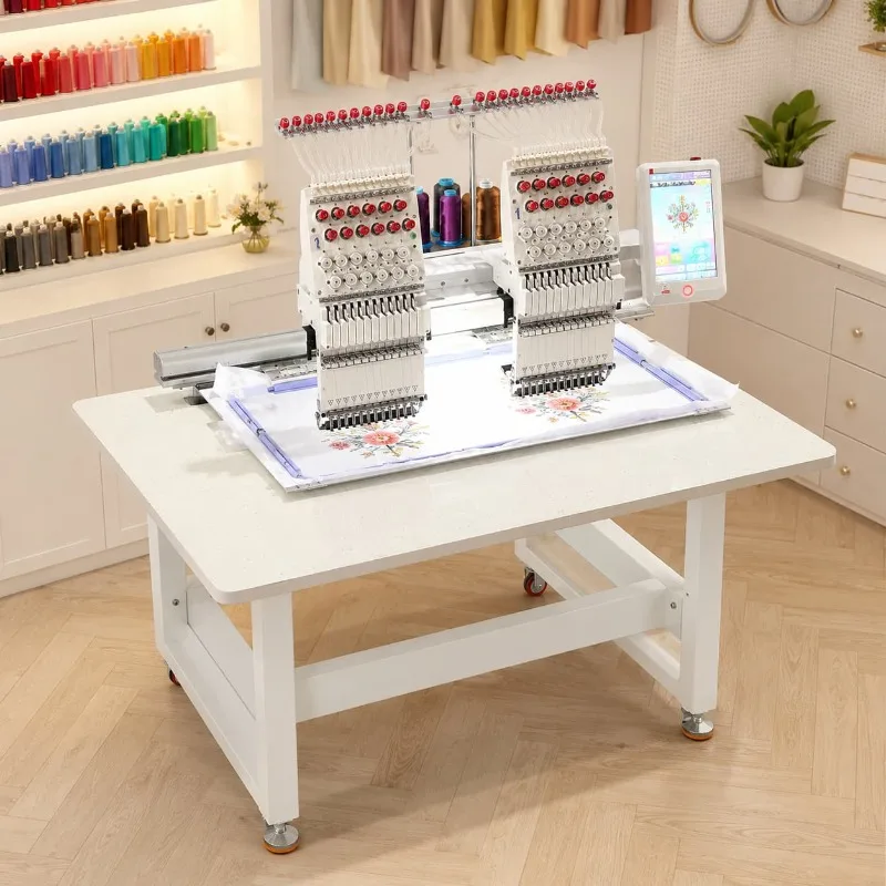 Computer Embroidery Machine Three Head Multi Needle Customized for Clothing Cap Flat Production for Business
