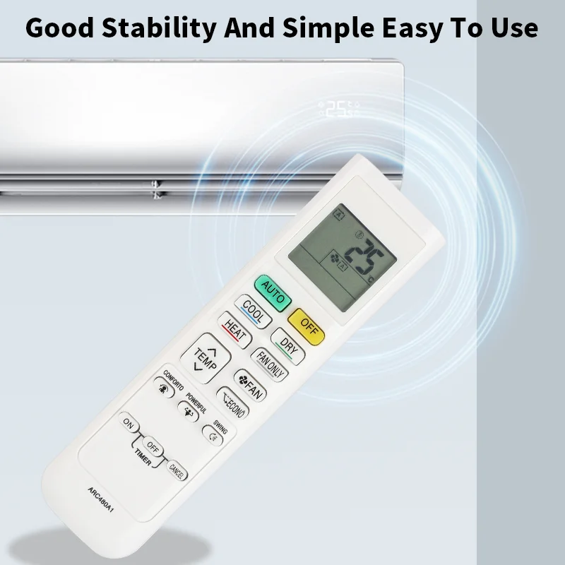 ARC480A1 For Daikin Remote Control Compatible With Daikin Air Conditioner ARC480A2 ARC480A3 ARC480A4 ARC480A5 ARC480A6