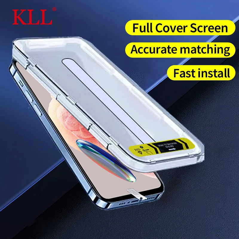 

One-click Installation Tempered Glass for Xiaomi Redmi Note 12 13 13R Pro 13C 12S 10 11s 12C A2 Plus 10A Screen Protector