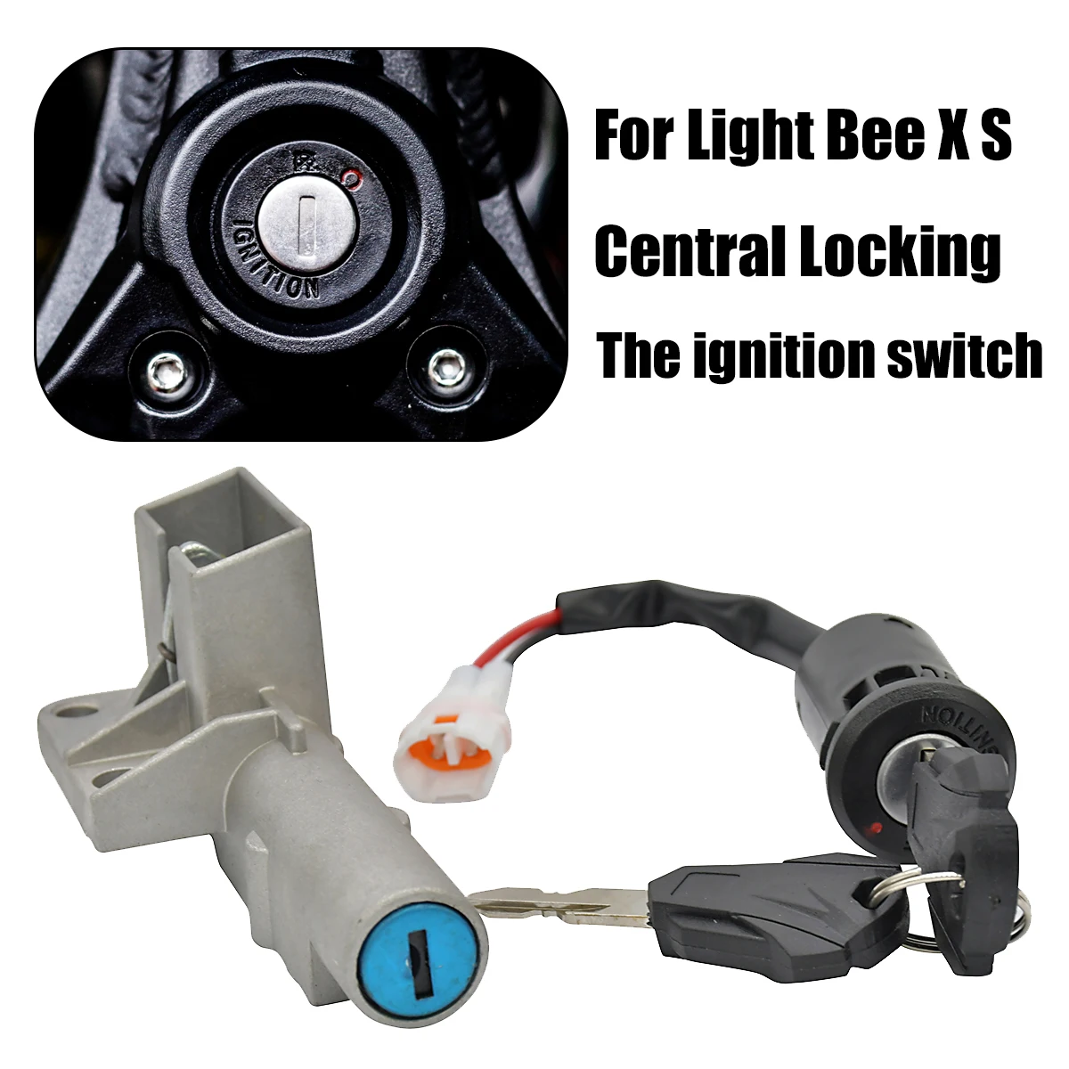 

For Sur-Ron Sur Ron Surron Light Bee X S Off-Road Electric Vehicle Cross-country Bike Motorcycle Ignition Switch Lock Key Set