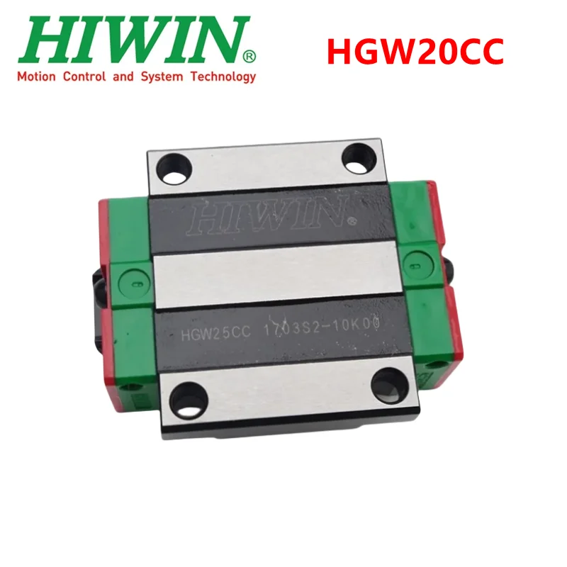 2pcs Original Hiwin HGW20CC HGW20CA Flanged Blocks carriage Bearing slider CNC parts