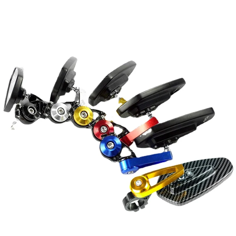 

Universal Motorcycle Electric Vehicle Retrofitting Accessories CNC Aluminum Alloy Rearview Reversing Off-Road Vehicle Mirror