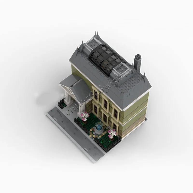 2549 パーツ MOC シティストリートビューズ モジュラー キュレーターのアパートメント ブロック DIY 教育組み立てキッズおもちゃ クリスマスギフト