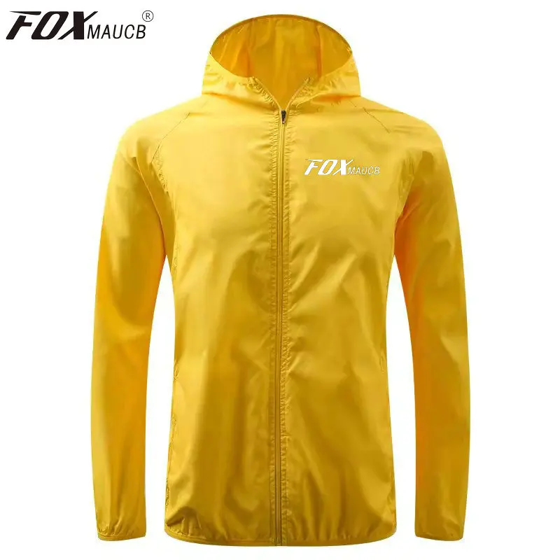 

FOXMAUCB Bike Waterproof Cycling Jackets Bicycle Sun-Protective Windbreaker Quick Dry Outdoor Sports Downhill Raincoat Unisex