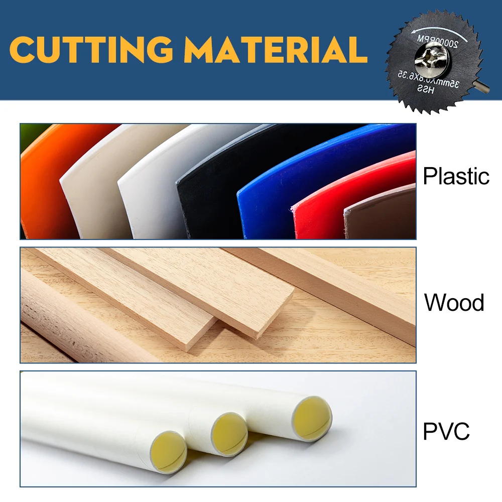 XCAN 30pcs Mini Circular Saw Blade Set Metal Cutting Disc for Dremel Rotary Tools Wood Carving Disc Sanding Grinding Wheel