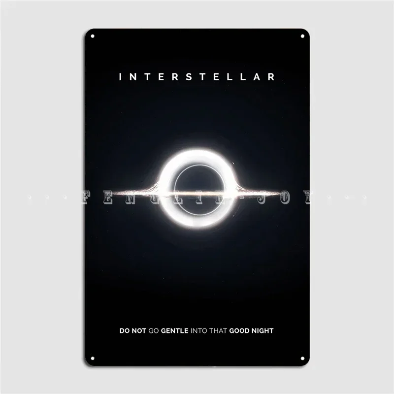 Interstellar Metal Sign Plaques Cave Pub Retro Pub Tin Sign Poster