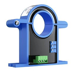 Split Core Current Transmitter 0-500A AC DC Hall Current Sensor Transducer 20mm Hole 0-10V 4-20mA RS485 Current Transmitter