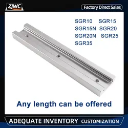 Built-in Dual-Axis Linear Guide SGR10 SGR20 SGR15 SGR15N SGR25 SGR35 Rail Optical Axis Photography Track Woodworking Machinery