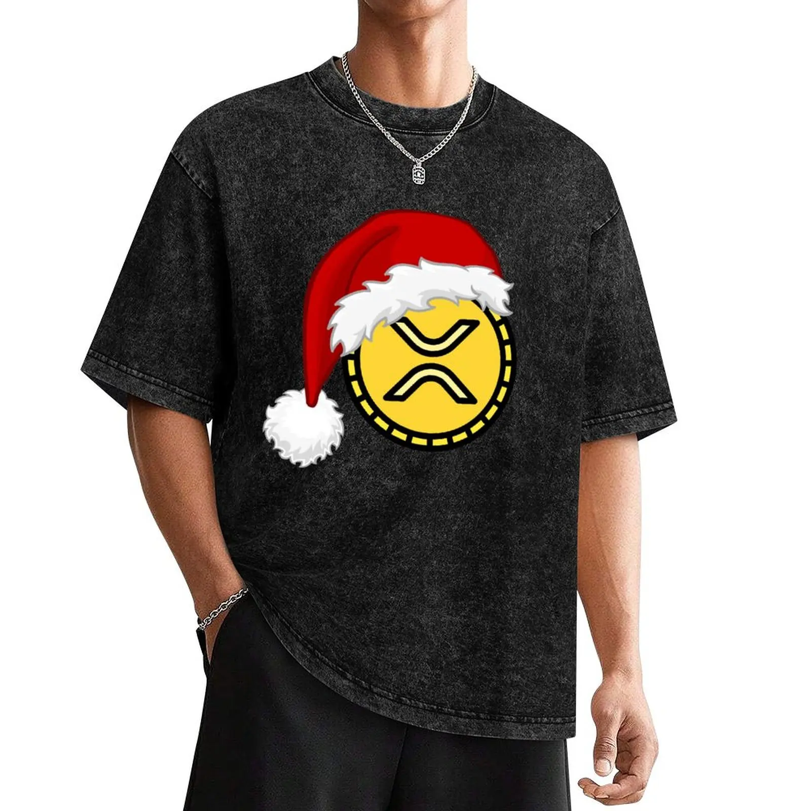 

Funny Christmas Crypto coin Ripple XRP T-Shirt aesthetic clothes graphic t shirts vintage anime shirt black t shirts for men