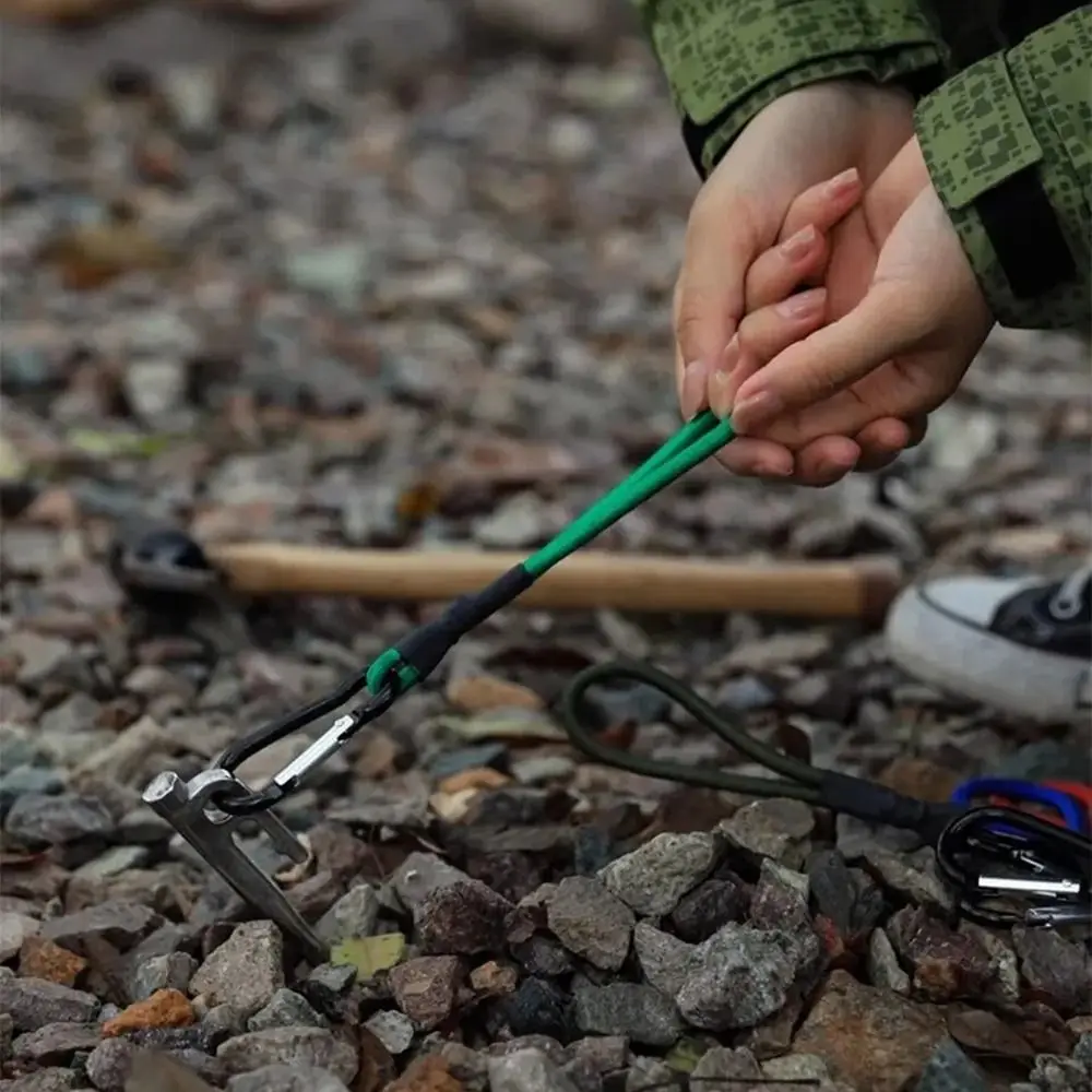 

4Pcs Strong Elastic Tent Elastic Rope Cord Hook Heavy Duty High Strength Fixation Elastic Stretch Rope Portable Multi Colors