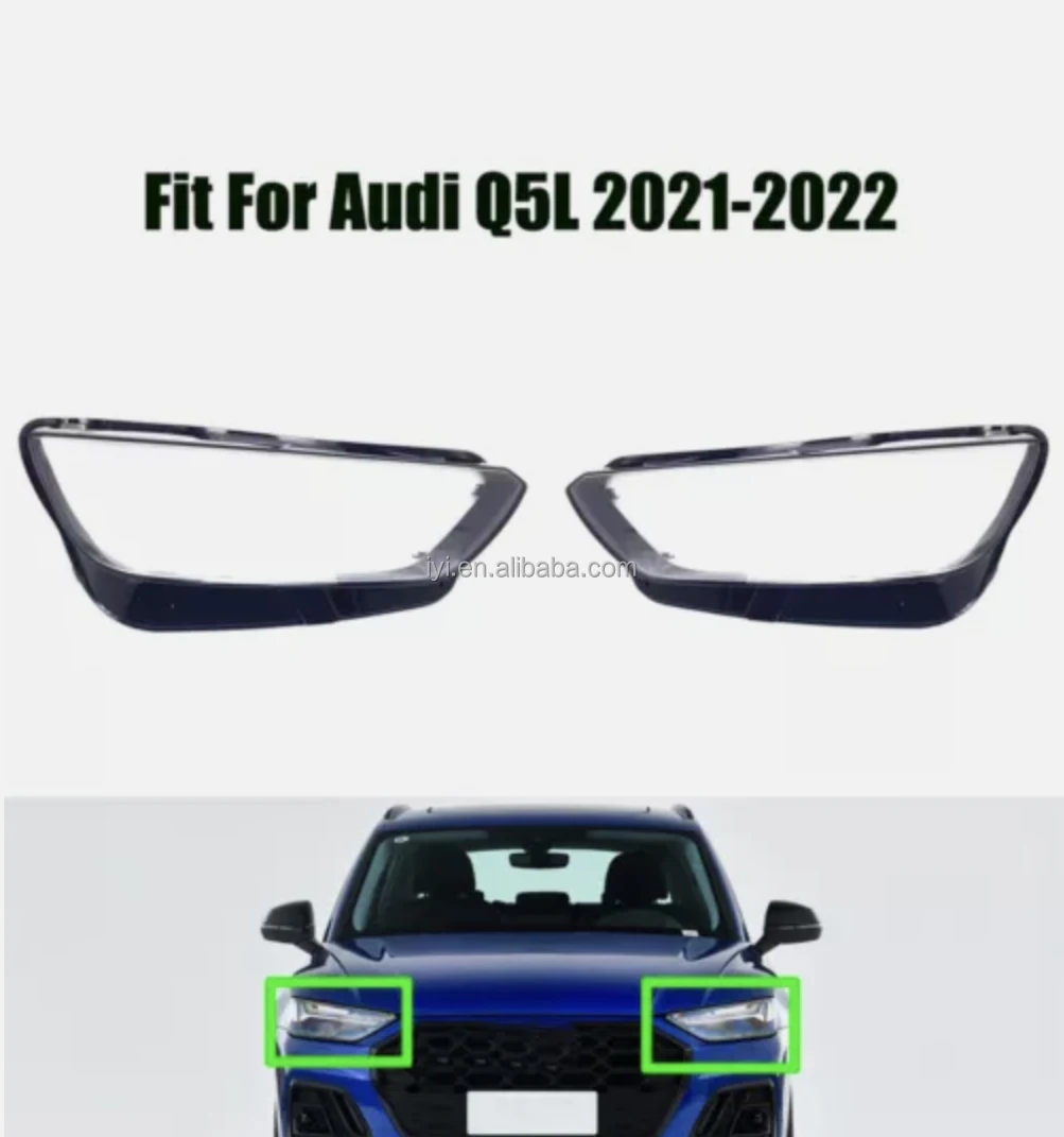 

Car Parts Headlight Lens Lampshade for 2021 2022 Q5 Headlight Shell Lamp Shade Transparent