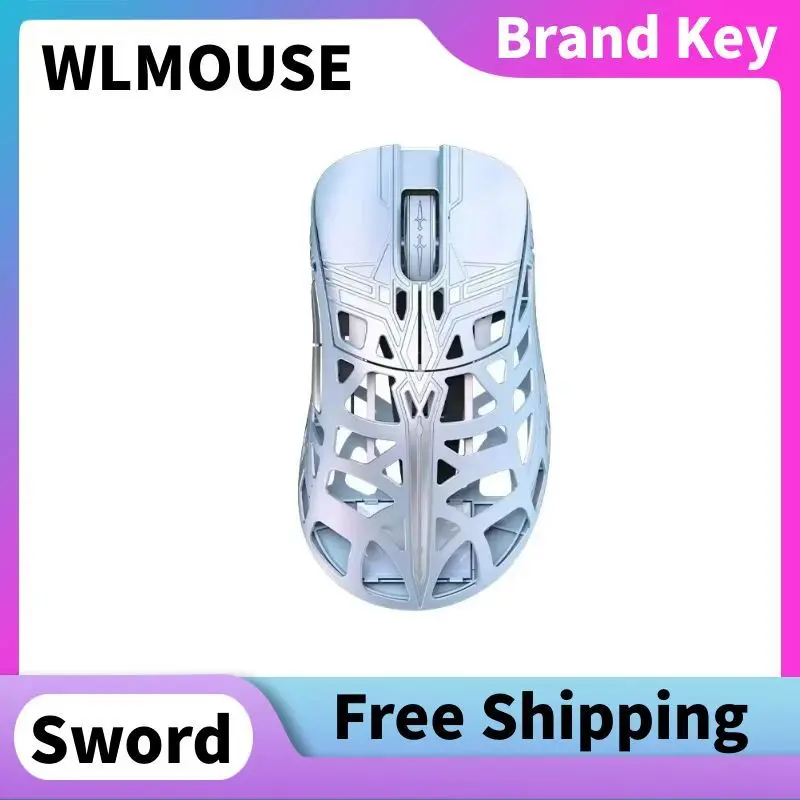 

Беспроводная игровая мышь WLmouse Sword X для совместной работы из магниевого сплава PAW3950HS Sensor 30KDPI 8000 Гц Игровая мышь для киберспорта