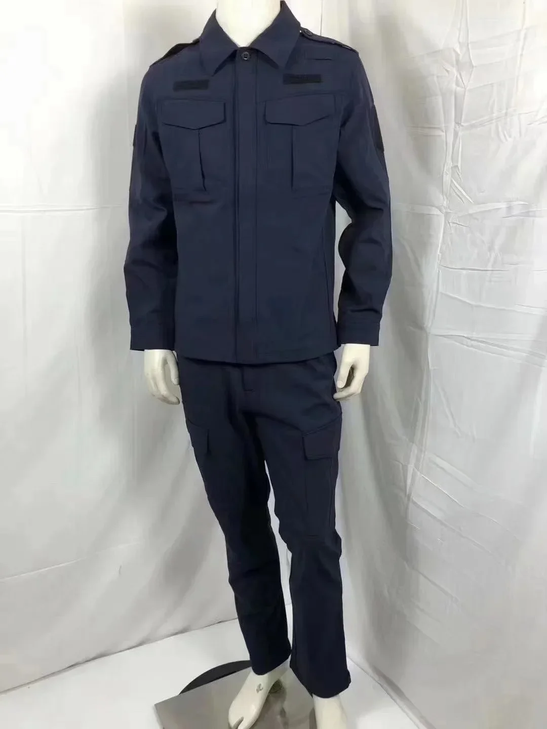 Traje táctico militar para hombre, uniforme de trabajo, camiseta militar de alta resistencia, conjunto de 2 piezas, pantalones tácticos