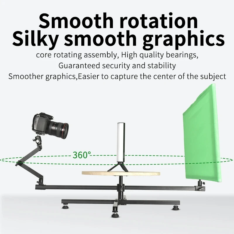 Piattaforma di ripresa Video con rotazione a 360 ° tavolo fotografico professionale Photo Panoramic Head giradischi Studio Photo Booth