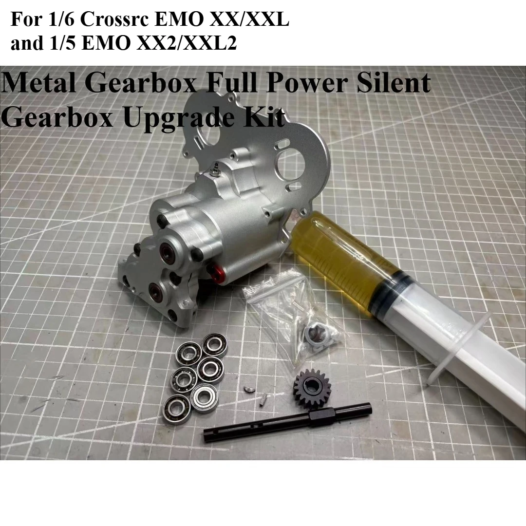 Full Metal Gearbox Mod Kit Silent Operation For Crossrc RC Dinosaur/T-Rex Series EMO XXL2 Off-Road Vehicle Upgrade Parts