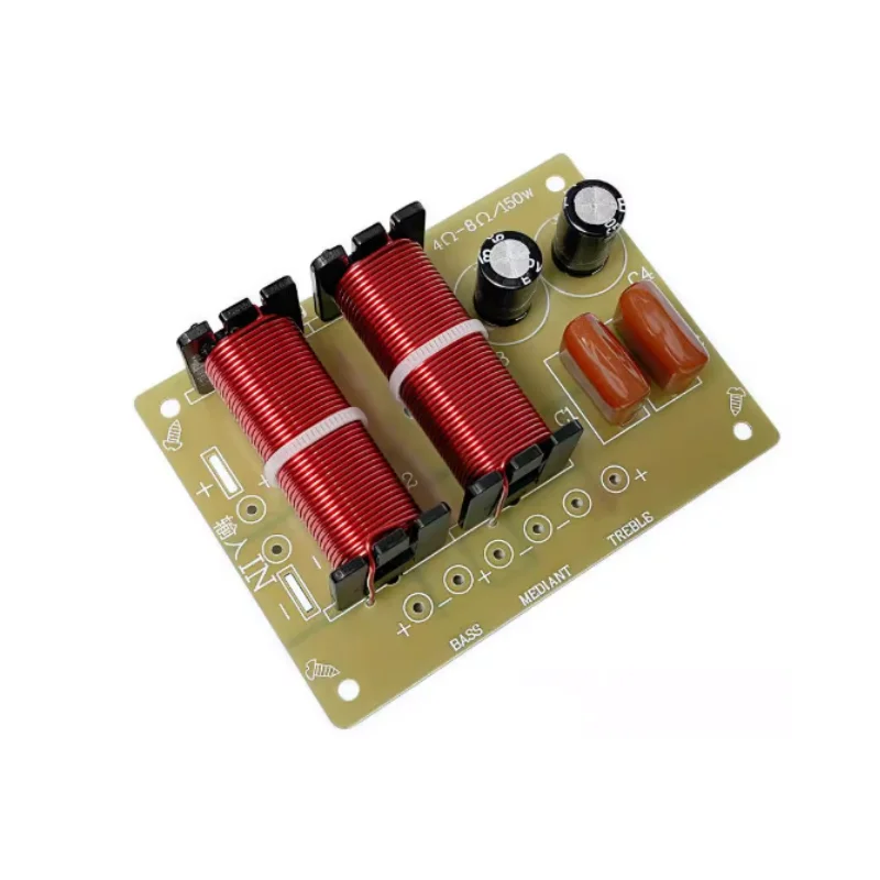 150W high-power splitter HiFi level high, medium, and low frequency 3-channel crossover DIY modification