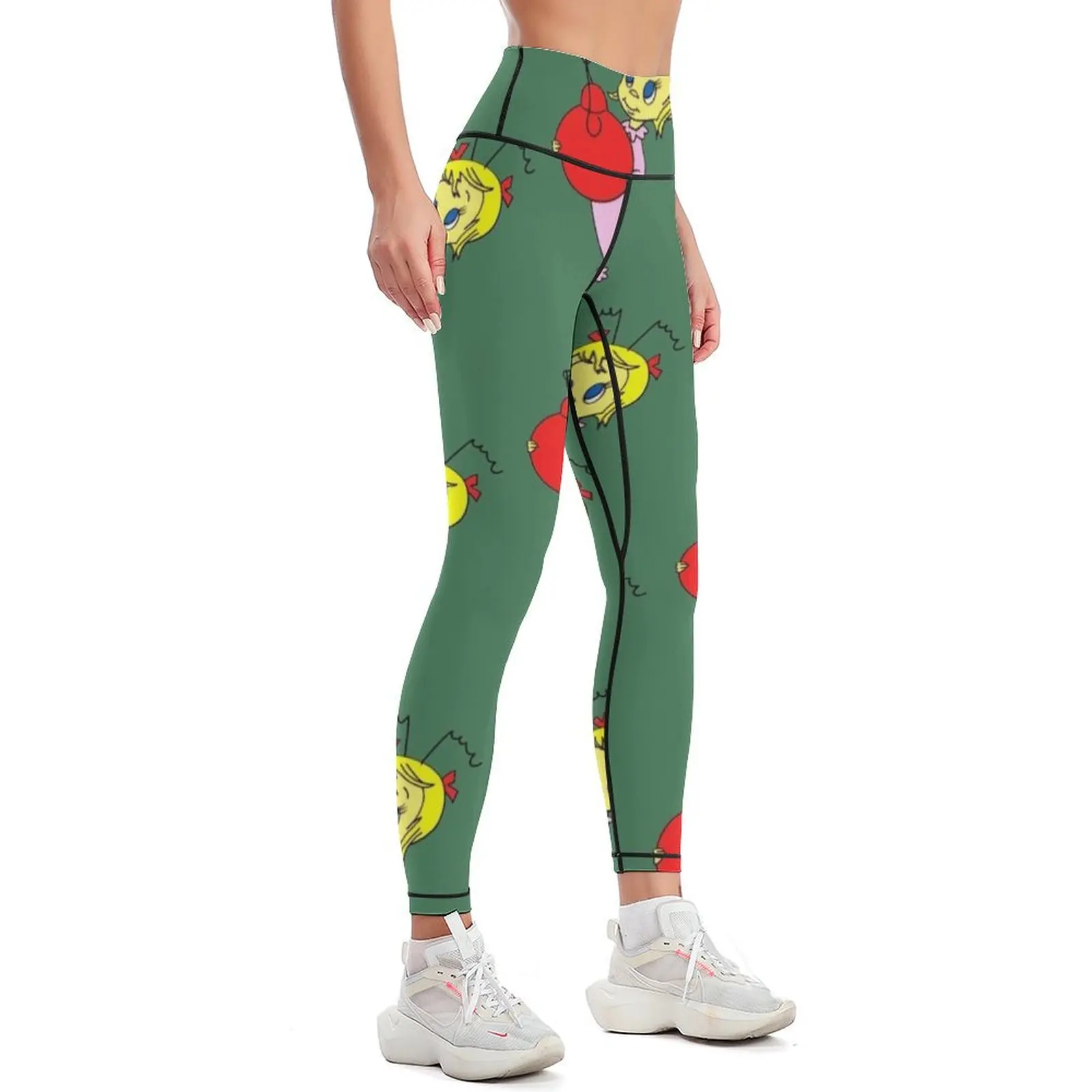 Cindy Lou Who Leggings Women's pants legging gym Tight fitting woman jogging pants Womens Leggings