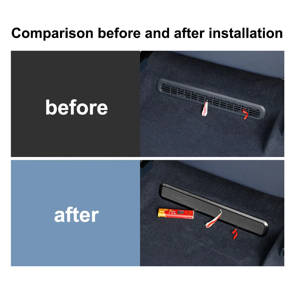 Underseat Ventilation Mask For ZEEKR 9X 2025 2026 Car Accessories Stainless Steel Protective Cover Dust-proof And Clog-proof
