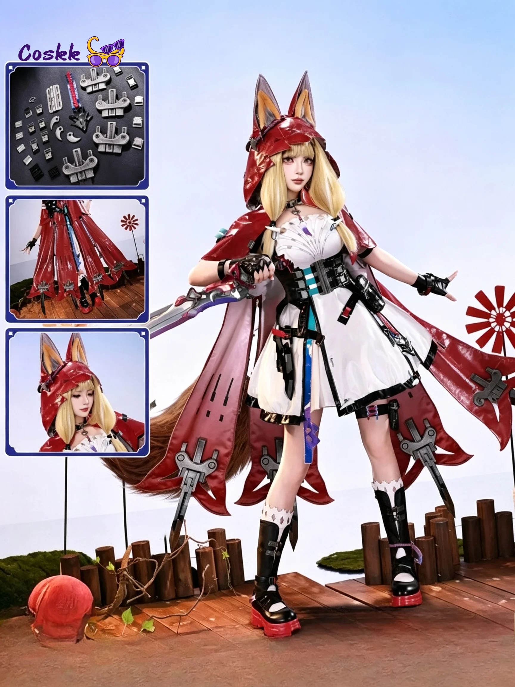 Costume Cosplay di Rossi Arkni - Anime Cosplay Red recensione e prezzo
