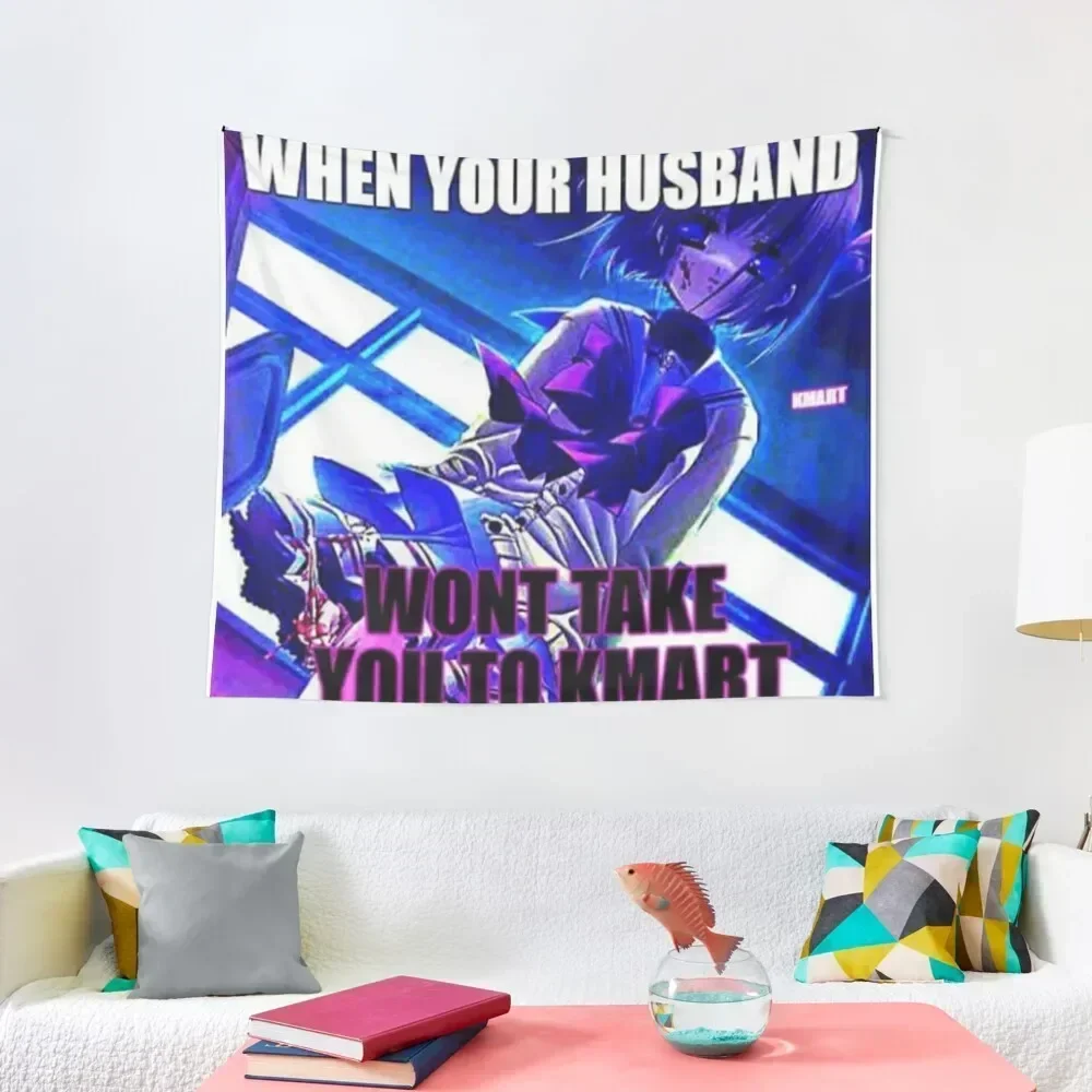 

when your husband won't take you to kmart Tapestry Funny Aesthetic Room Decoration Mushroom Decorative Wall Tapestry