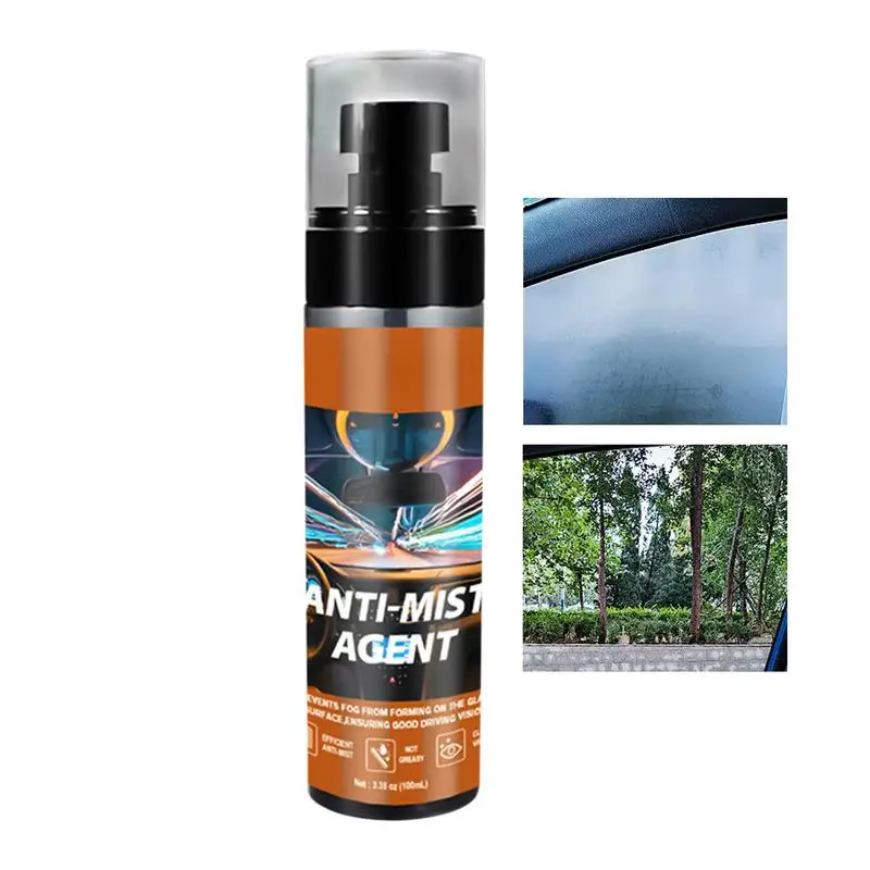 

Anti Fog Spray For Windshield Vehicles Anti-mist Agent Car Glass Rainproof Anti-fog Clear Vision Spray Long-lasting Car Cleaning