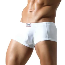 Tauwell Heren Boxers 2024 Nieuw Ondergoed Ademende Boxershort U Bolle Buidel Sexy Onderbroek Lage Taille Boxers Voor Man