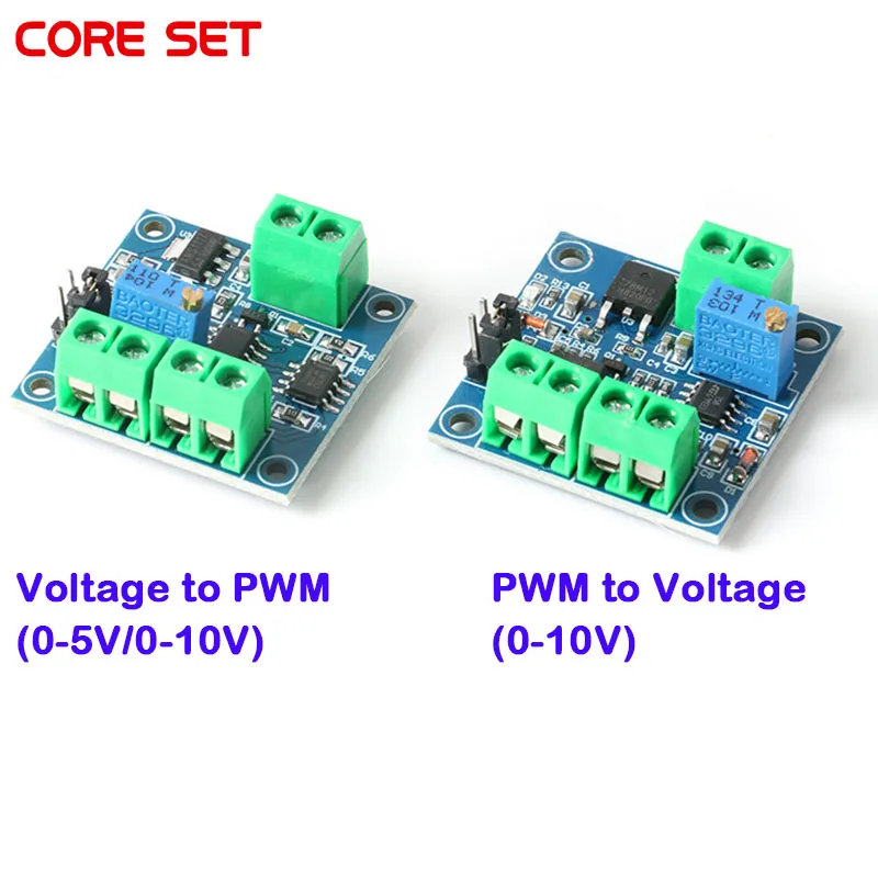 New PWM to Voltage Converter Frequency Voltage Converter Board Module 0-10KHz to 0-10V 0-10V to 0-10KHz Converter Module