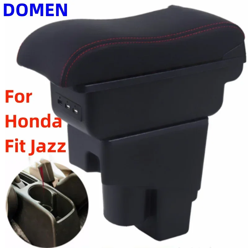 

Arm Rest Rotatable For Honda Fit Jazz 2002-2007 Hatchback Center Centre Console Storage Box Armrest 2003 2004 2005 2006 2007