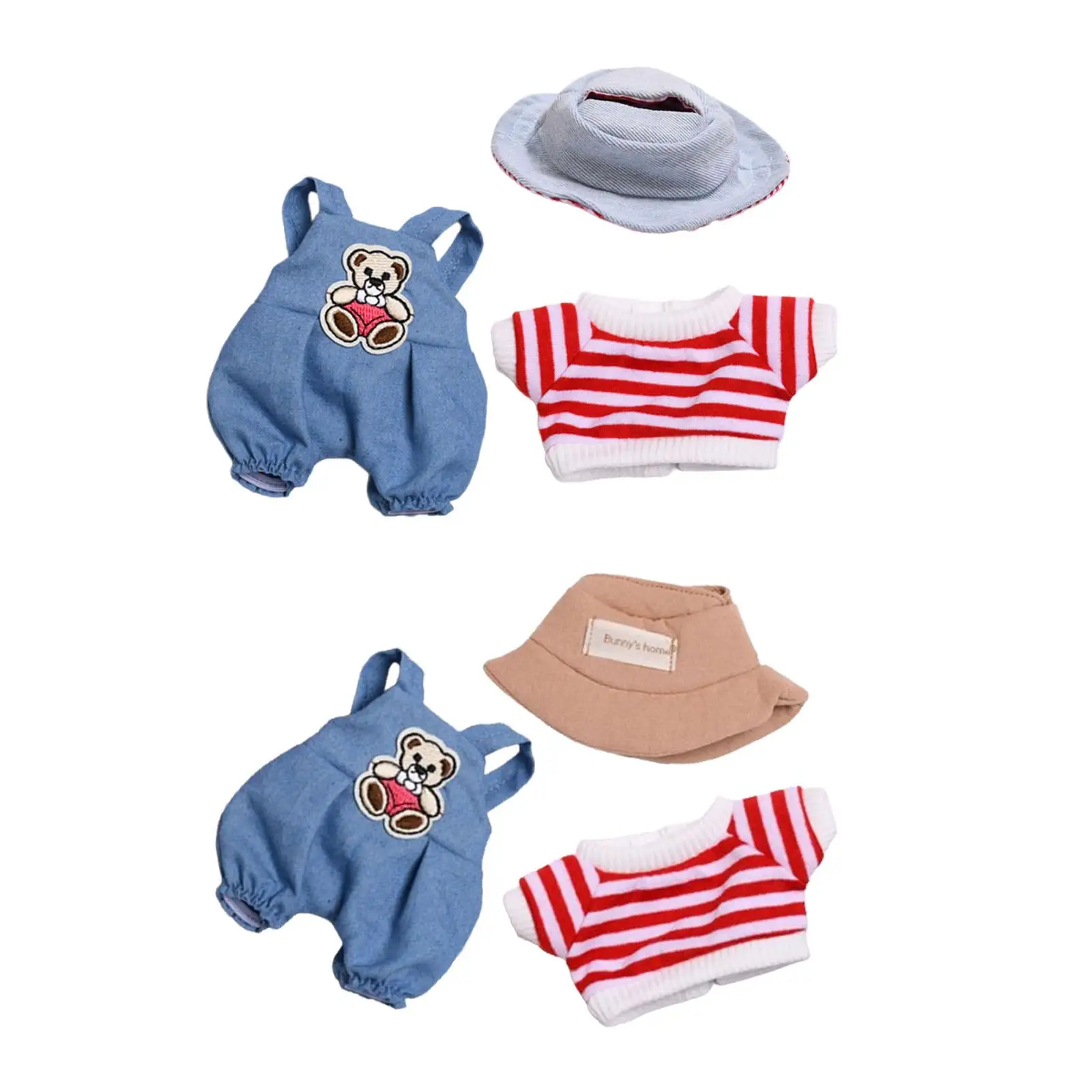 

3 шт., одежда для Мини-куклы, 6 дюймов