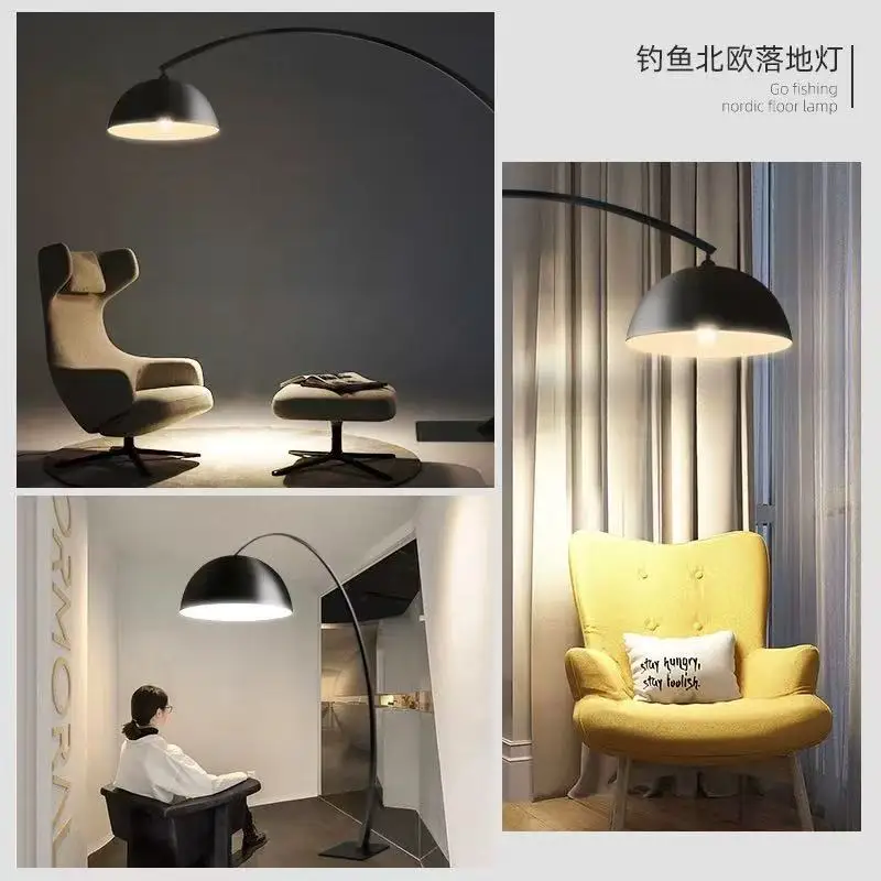 

Nordic Minimalism Led Floor Light Modern Living Room Sofa Side Standing Lamp Home Decoration Bedroom Mood Lighting Floor Lights