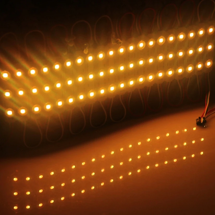 DC 12V Smd 5050 Rgb Led Module Ws2811 Pixel Digitale Full Color Injectie Led Module Waterdicht Bord Winkel Banner Kanaal Letters