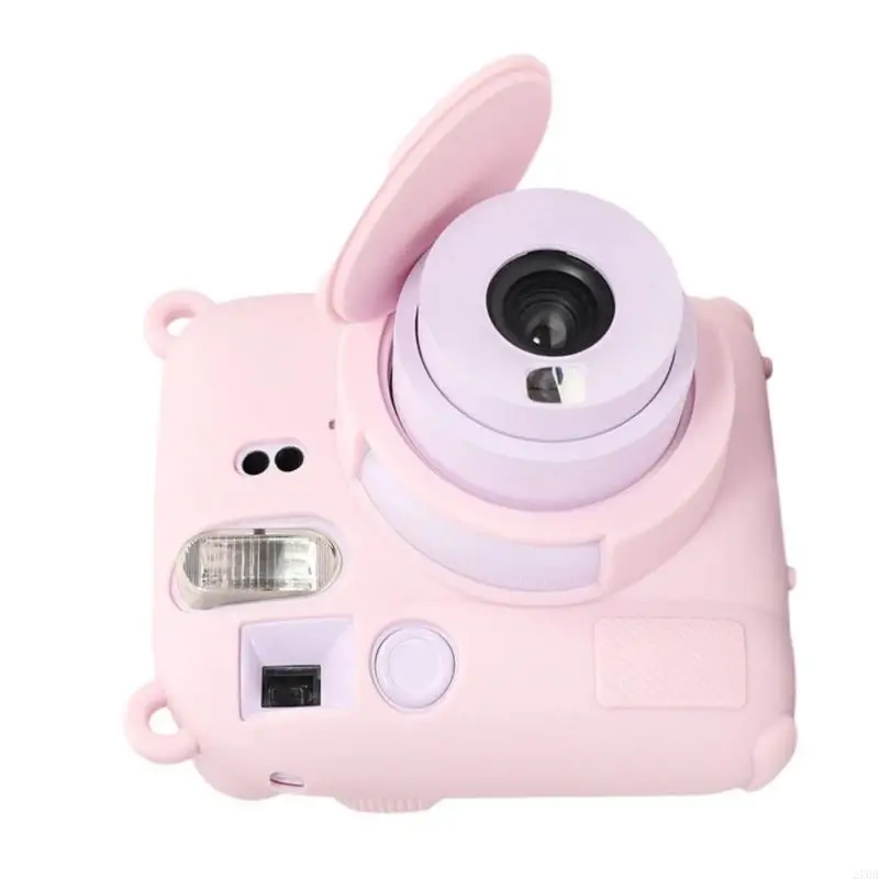 270b 카메라 케이스 여행 가방 소프트 실리콘 소프트 백 렌즈 캡이있는 미니 12 필름 카메라 가방