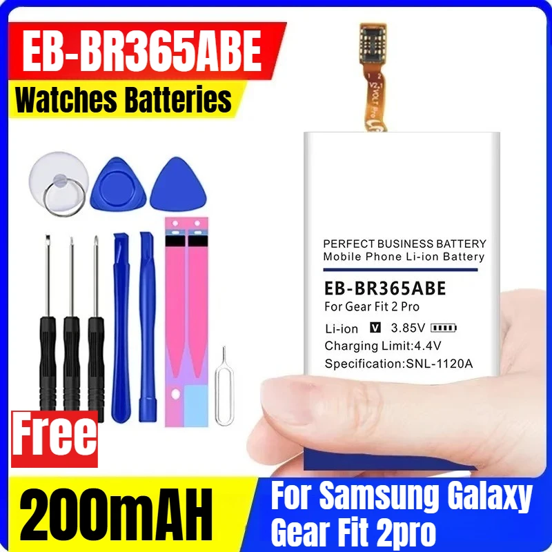 

EB-BR365ABE 200mAH Watches Batteries for Samsung Galaxy Gear Fit 2pro+Tool Kit