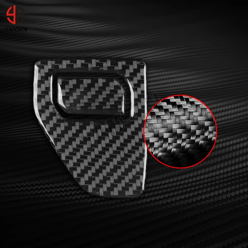 

Carbon Fiber For BMW 5 Series i5 G60 G68 2024 2025 Co-pilot Glove Box Storage Switch Panel Trim Cover Car Accessories Sticker