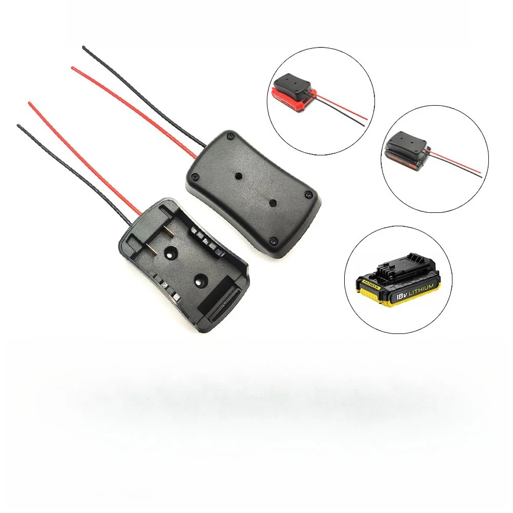 

For Black & Decker Porter Cable for Stanley 18V 20V Lithium for Battery DIY Adapter Output Application high-quality