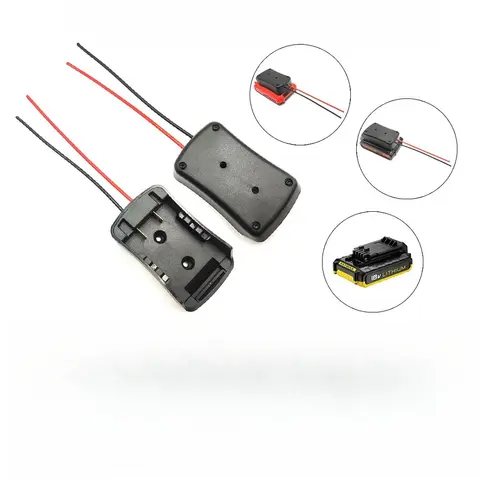 For Black & Decker Porter Cable for Stanley 18V 20V Lithium for Battery DIY Adapter Output Application high-quality