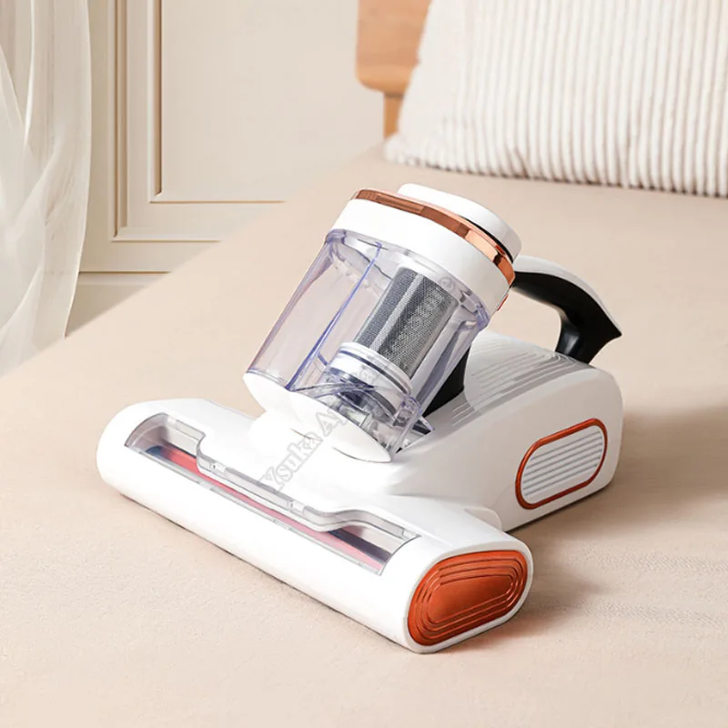 أكواب غبار مزدوجة للمكنسة الكهربائية التي تهز السرير لها قوة شفط قوية وإزالة الغبار #1