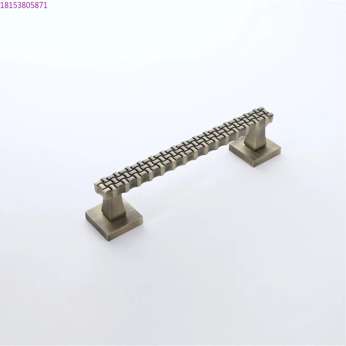 Wooden door antique handle opposite door surface handle KTV hotel opposite bronze handle