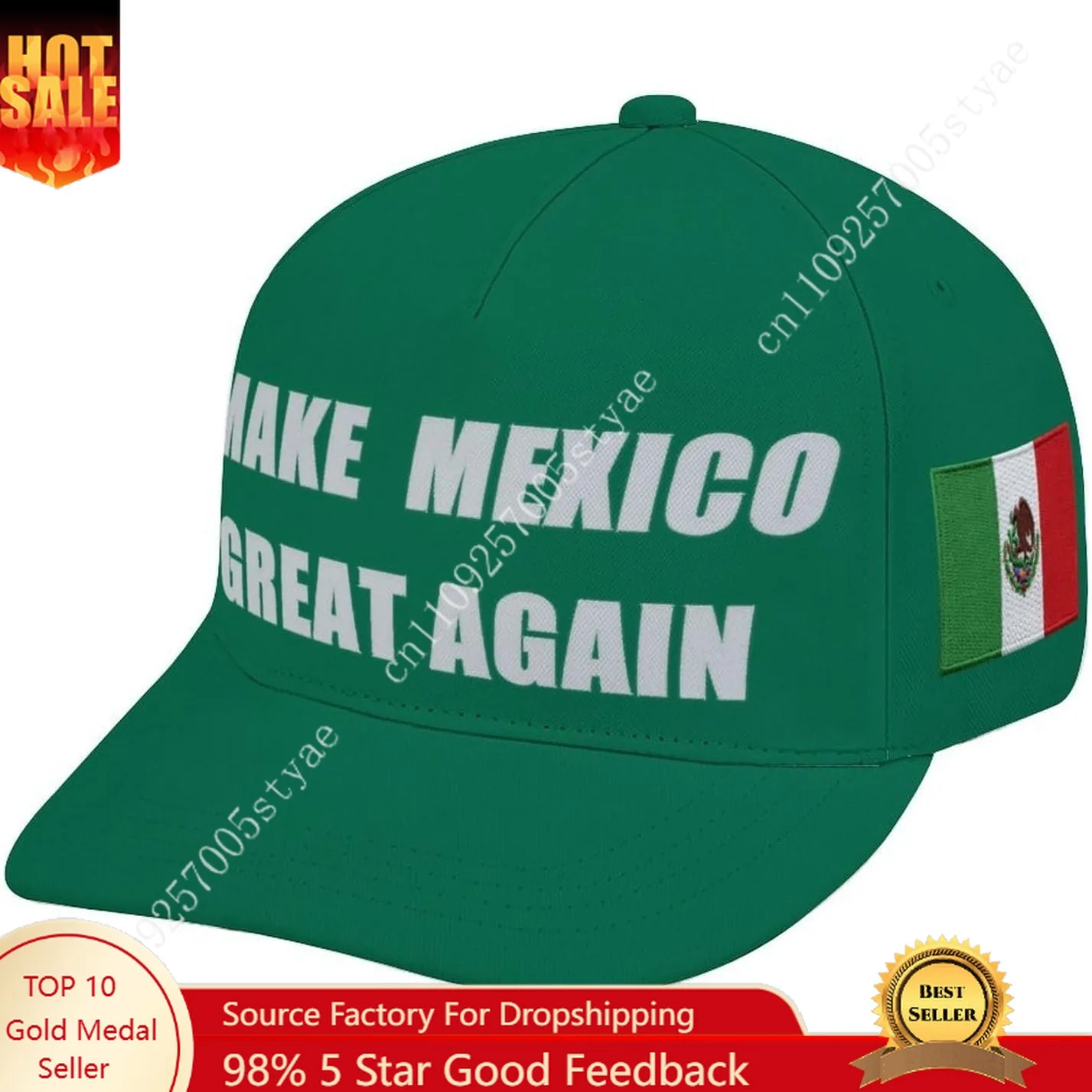 

Mexico Flag Hats Mens Womans Embroidery Baseball Cap Fashion Embroidered Ballcap Patriotic Sun Hat Trucker Caps