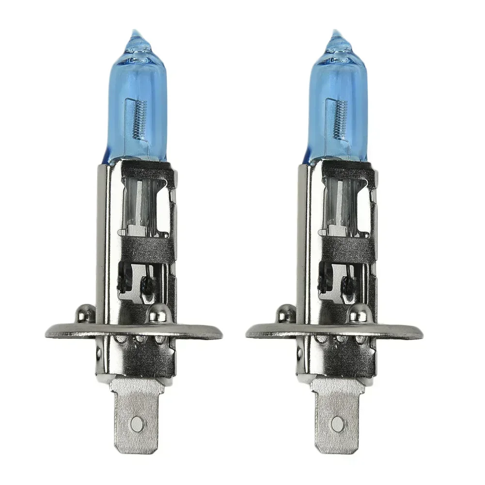 

2pcs H1 12V 100W Car Headlights White 4300k Head Lamp Ultra-high Brightness Halogen Bulbs HOD Bulb 500-600H (white Light)