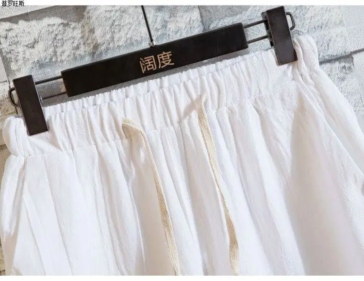 النمط الصيني الصيف الكتان دعوى قطعتين مجموعة الرجال القطن الكتان قصيرة الأكمام تي شيرت فضفاض عارضة السراويل