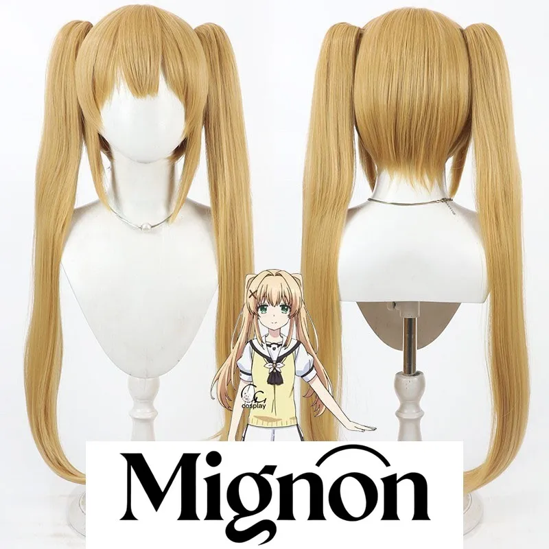 

Миньон Летние карманы Chou Vindice Косплей Парик Имитация кожи головы Двойные хвосты