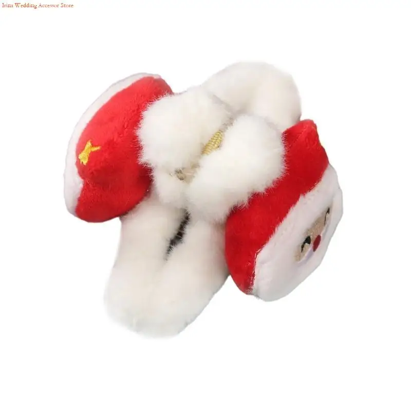 G92D Christmas Hair Claw Clip Santa Hair Catch Barrettes Hair Jaw Clip