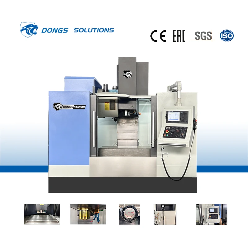 DONGS High-precision 5-axis Vertical CNC Machining Center VMC1160 3+2 Turntable Milling Machine Full Automatic Heavy